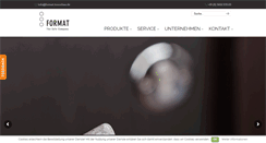 Desktop Screenshot of format-tresorbau.de